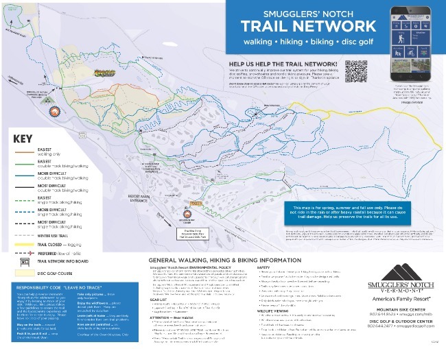Mountain Biking Trail Map